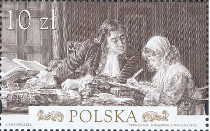 Znaczek 460 lat Poczty Polskiej Blok 2018