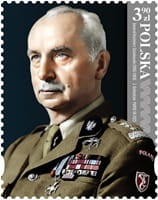 Znaczki gen Kazimierz Sosnkowski Arkusz 2023 5359