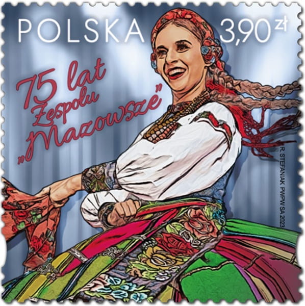 Koperta FDC 75 lat zespołu Mazowsze 2023 2285