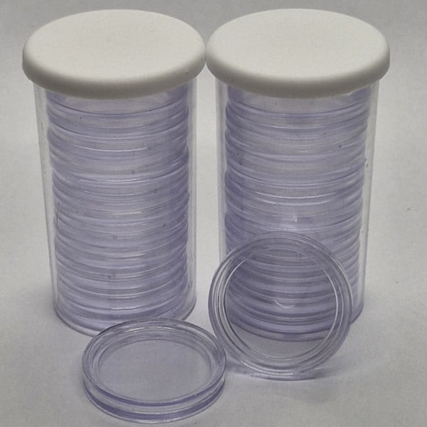 Kapsle na monety 24 mm 10 szt ekonomiczne